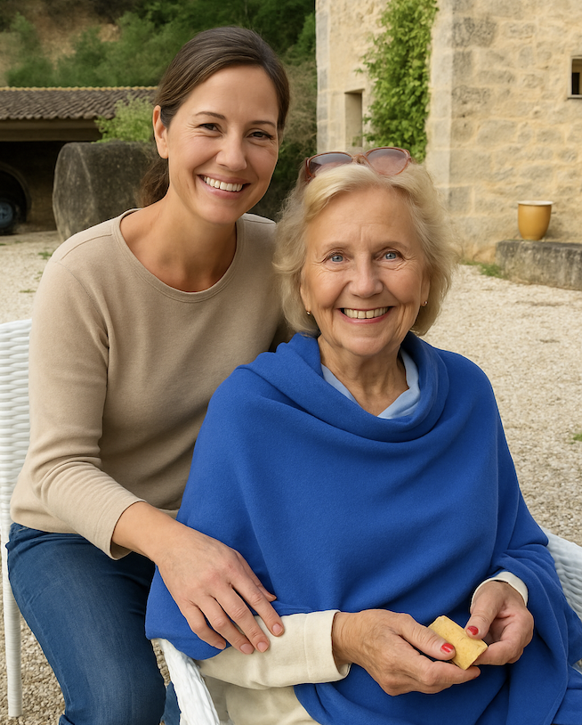 Dame de compagnie et dame âgée